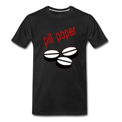 Men's pill poper T-Shirt - Black