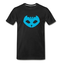 Men's Pj masks Catboy symbol T-Shirt - Black