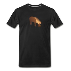 Men's pony sweet cute love T-Shirt - Black