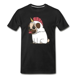 Men's Pug Love T-Shirt - Black