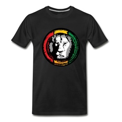 Men's reggae lion0711 T-Shirt - Black