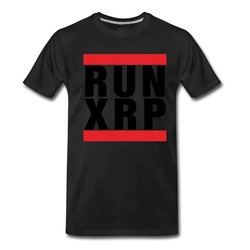 Men's Ripple: Run XRP T-Shirt - Black