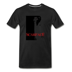 Men's scarface lion king scar pacino simba mcnasty funny T-Shirt - Black