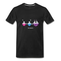 Men's Science Chemistry couple shirt. This is chemistry T-Shirt - Black