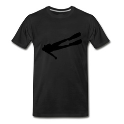 Men's scuba diver T-Shirt - Black