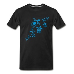 Men's Sea Turtles T-Shirt - Black