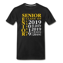 Men's Senior Class Of 2019 T-Shirt - Black