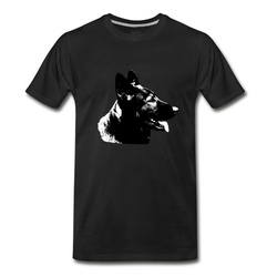 Men's Shepherddog,German Shepherd, Germam shepherd dog, T-Shirt - Black