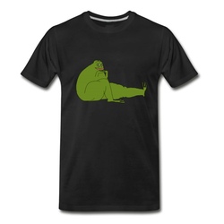 Men's Smug Pepe T-Shirt - Black