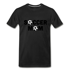 Men's Soccer Mom T-Shirt - Black