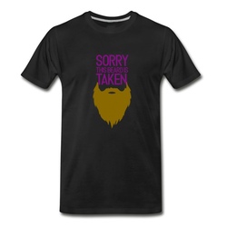 Men's Sorry this Beard is Taken T-Shirt - Black