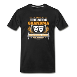 Men's Theatre Grandma Shirt Gift Idea T-Shirt - Black