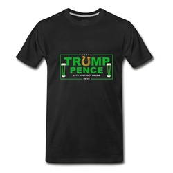 Men's Trump st pattys logo T-Shirt - Black