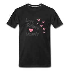 Men's Valentine's Day clothes for men and women T-Shirt - Black